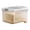 A, variant on TIELUTT Food Containers Food Airtight Food Storage Containers Food Storage Large Volume Storage Containers Glass Container Glass Food Storage Containers Large Kitchen Stuff Flour Jar Side of Fridge St