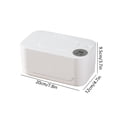 thumbnail image 3 of White White Smart Temperature Control Wipes Warmer With Night Light For Car Or Home Use Usb Charging Easy To Clean And Portable For Daily Care Needs, 3 of 7