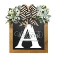 thumbnail image 1 of RXIRUCGD Last Name Year Round Front Door Wreath Decorative Hanging Plaques In Front Of The Door, 1 of 1