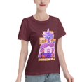 thumbnail image 2 of T-Shirt Basique à Manches Courtes pour Femmes Super Saiyan, 2 of 6