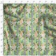 thumbnail image 4 of Soimoi Green Poly Georgette Fabric Leaf Floral Printed Fabric 1 Yard 42 Inch Wide, 4 of 6