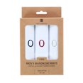 thumbnail image 2 of Umo Lorenzo  Cotton Boxed Initial Alphabet Handkerchiefs (Pack of 3) (Men's), 2 of 3