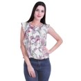 thumbnail image 1 of Moomaya Hauts en Jersey de Coton pour Femmes Sans Manches Imprimés à Col Rond Tenue Décontractée, 1 of 4