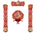 thumbnail image 2 of Chmadoxn Home Decor, Room Decor, Wall Decor New Year Decoration Paper Couplets Set With Chunlian Character Window Sticker For Spring Festival Party Home Decor Paper Chinese Couplets, 2 of 7