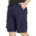 thumbnail image 3 of Besolor Shorts Cargo pour Hommes Décontractés Amples à Fermeture Éclair Jambe Droite Shorts d'Extérieur de Randonnée et d'Entraînement avec Multiples Poches, 3 of 5