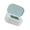 thumbnail image 2 of relayinert Stylish Desktop Countertop Mask Dispenser Storage Box with Lid Spacious Holder Plastic Baby Blue 21x14x7.8cm 1Set, 2 of 6