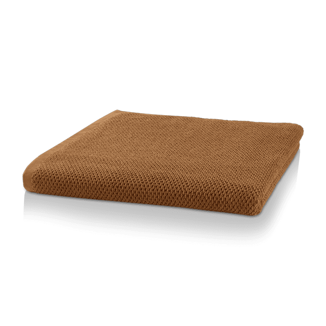 Bouclair Serviette de Bain Texturée Cognac 28x56 Po (71x142 cm)