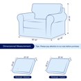 thumbnail image 3 of Ensembles de Housses de Sofa 2024 7 Pcs Housse Extensible pour Canapé Housses de Coussins de Dossier (Sofa Bordeaux), 3 of 6