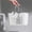 Blanc, variante sur Panier de Douche Portable avec Poignées Ajourées, Fourre-Tout de Bain, Organisateur de Rangement pour Articles de Toilette pour Dortoir et Salle de Bain