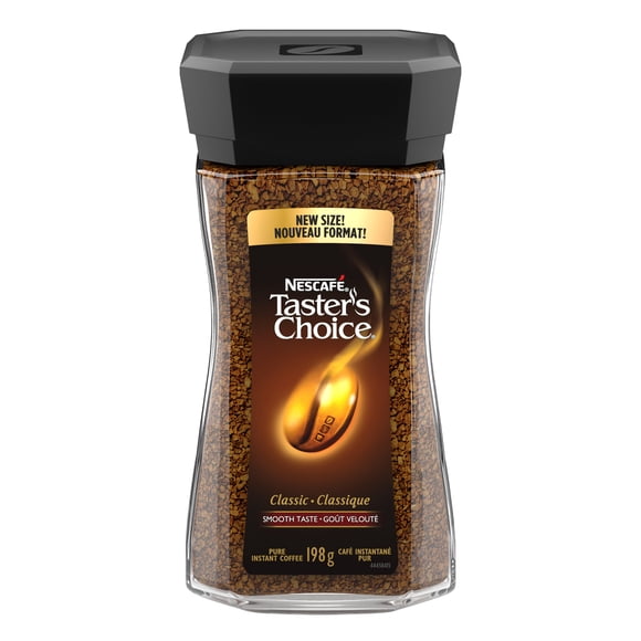 NESCAFE TASTER's CHOICE Classic Instant Coffee, Smooth Taste & Rich Aroma