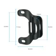 thumbnail image 3 of GLFILL Bicycle Pump Holder Sturdy Portable Pump Retaining Clips Bike Inflator Bracket Mounting Base Black Cycling Practical Parts C, 3 of 9
