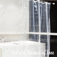 thumbnail image 3 of Shower Curtain Liner for Bathroom Clear Non Bath Enclosure Quality Curtain for Humidity Home Improvement, 3 of 7