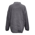 thumbnail image 5 of Cathalem Light Sweaters for WoWomen Chunky Rory Gilmore Crewneck Sweater Ladies Pullover Sweaters Tops,Grey S, 5 of 5
