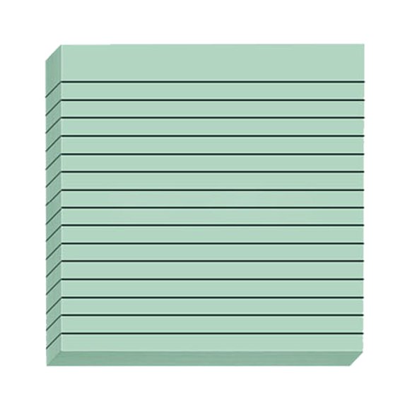 Miyuadkai Lined Sticky Notes 3X3 in Post Vintage Colors Self Sticky Notes Pad Its Sticking Power Memo Pads 3X3 Large Square Sticky Notes for Home Schol Meeting