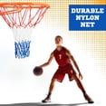 thumbnail image 2 of PRISP Nylon Tricolour Basketball Net - Weather Resistant All Courts Net, 2 of 5
