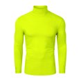 thumbnail image 1 of INSPIRE CHIC Men's Pullover Turtle Neck Long Sleeves Stretchy Slim Fit Tops, 1 of 7