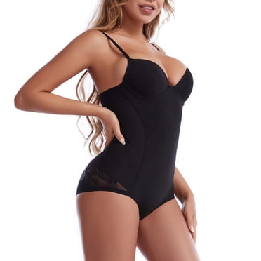 zanvin Gaine pour Femmes, Contrôle du Ventre, Combinaison Mode d'Été pour Femme de Couleur Unie avec Coussinet de Poitrine, Soutien-Gorge Confortable, sous-Vêtements Gainants