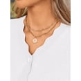 thumbnail image 4 of Women Cardigan Sweaters Long Sleeve Casual Light-Weight Button Down V-Neck Fall Sweater White L, 4 of 9