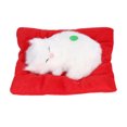 thumbnail image 2 of ANGGREK Sleeping Cat Doll Toy, Toy Cats Simulation Lifelike Plush For Home Decoration, 2 of 8