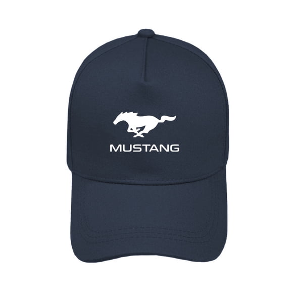 Men Mustang Car Logo Print Casual HipHop AUTO men's baseball cap sun shade women's Outdoors Caps H208