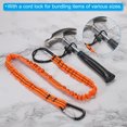 thumbnail image 5 of Unique Bargains 24 Inch 0.8 Inch Width Tool Lanyard with D Hook Safety Tool Leash, Orange, 5 of 5