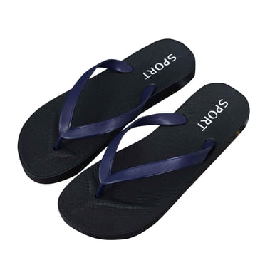 VOAVEKE Sandales pour Femmes Confortables, Sandales d'Été pour Femmes 2025, Sandales de Plage Plates d'Été de Mode Décontractée pour Femmes pour la Salle de Bain, le Bain et l'Extérieur Bleu 9