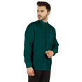 thumbnail image 3 of Bestman Solid Button-Down Shirt For Mens Chinese Collar Front Placket Formal Shirts, 3 of 7