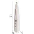 thumbnail image 4 of Hearth & Gear Pet Micro Precision Trimmer Function Pet Hair Trimmer With LED Light Low Noise Rechargeable Pet Trimmer For Pet Ears Face Eyes Dog Accessories Bike Rack Dog Battery Dog Trunk Cushion Dog, 4 of 6