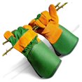 thumbnail image 1 of Gants de Jardinage en Cuir Robuste Élagage des Roses Protection contre les Épines Travail Soudure Sécurité Résistant à l'Usure Confort Respirant, 1 of 6