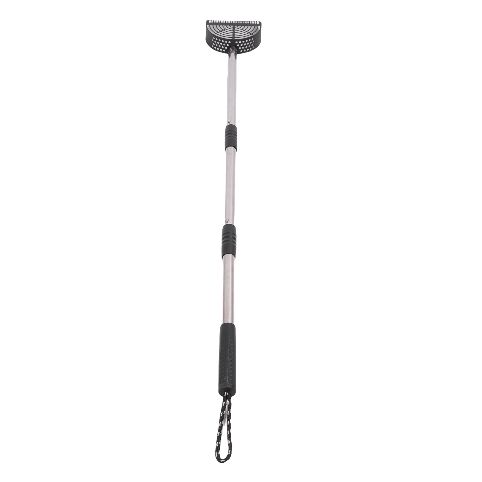 Scoop de litière pour chats à poignée longue détachable, longueur de longueur réglable Handle de chaton à moitié rond Scoop de litière détachable pour le jardin