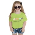 thumbnail image 4 of 2025 Filles Mignon T-Shirts à Imprimé Graphique Col Rond Manches Courtes Filles T-Shirts 4T Tee Été Décontracté T 4T Chemise à Manches Longues Chemise, 4 of 4