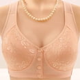 thumbnail image 2 of Yuzhih Seamless Front Closure Bras for Women with Soft Support Full Coverage Everyday Bra Non-padded Wireless Bralette, 2 of 6