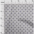 thumbnail image 2 of oneOone Polyester Spandex Dusty Gray Fabric Asian Ornamental Tile Craft Projects Decor Fabric Printed By The Yard 56 Inch Wide, 2 of 4