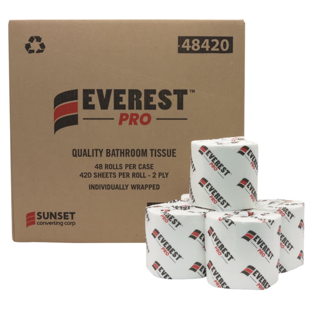 Everest Pro 2 Ply Toilet Tissue 420 sheet