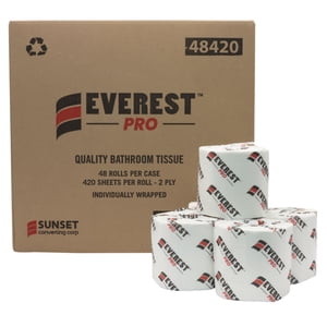 Everest Pro 2 Ply tissu de toilette 420 feuille