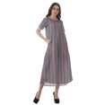 thumbnail image 2 of Moomaya Tunique à Manches Courtes pour Femmes, Robes de Cocktail en Coton Flex Imprimées, 2 of 5