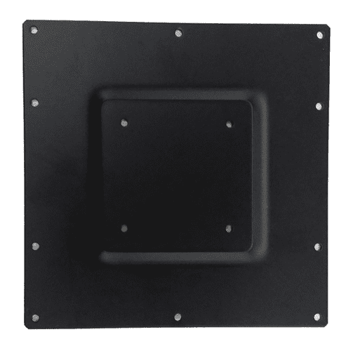 Adaptateur VESA max 200X200 mm en Noir, Conçu pour Étendre les Motifs de Trous jusqu'à un maximum de 200X200 mm. Fabriqué en Acier Lourd durable, Peut Être Ajouté à une Tête de Montage 75x75 mm. Comprend la Quincaillerie pour une installation Facile et Convient aux Montages Muraux de Téléviseurs à la Maison Ou pour les Entreprises.