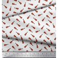 thumbnail image 2 of Soimoi Cotton Poplin Fabric Guitar Musical Instrument Printed Craft Fabric by The Yard 56 Inch Wide, 2 of 3