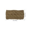 thumbnail image 4 of Bandeau Automne Coupe-Vent Tête Élastique Multicolore Réglable en polyester Large Dames Oreille Muffs Accessoires de Cheveux pour les Filles Kaki, 4 of 6
