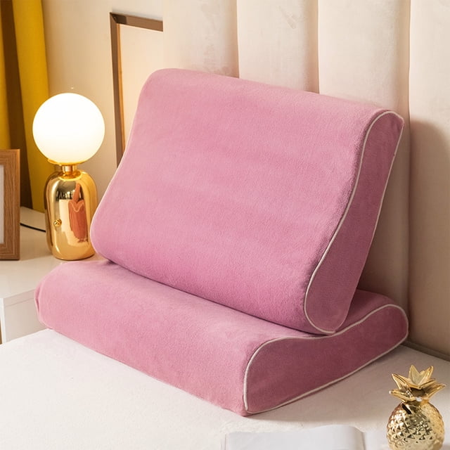 Dvkptbk Pillow Covers,Milk Velvet Sleep Memory Neck Pillow Core Pillowcase, Soft And Comfortable, Memory Neck Pillow Pillowcase Keeps Warm, Fall And Winter Pillowcase, Soft And