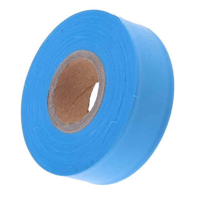 Outdoor Marking Ribbon Flagging Tape Trail for Marking Boundart Stakes Trees Blue