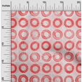 thumbnail image 2 of oneOone Georgette Viscose Pink Fabric Circle Sewing Craft Projects Fabric Prints By Yard 42 Inch Wide, 2 of 4