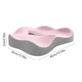 thumbnail image 4 of Wzzjkit Car Seat Cushion Thick Ergonomic Coccyx Support, Seat Cushion Pad Thick Comfortable Seat Protector for Car Seat Office Chair Home Use, Car Seat Cushions for Driving Non Slip Bottom, 4 of 7