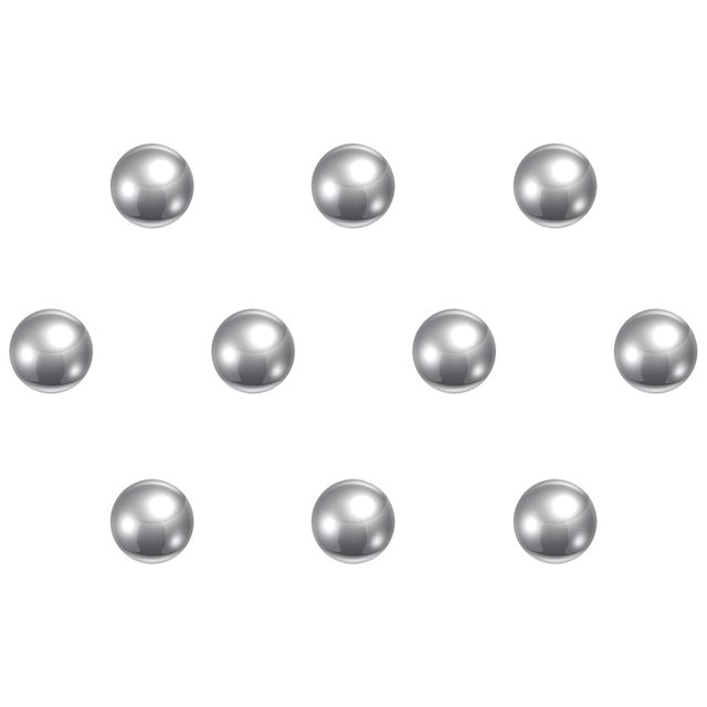 Unique Bargains 5/32' Chrome Steel Bearing Balls G3 Precision 10 Pack