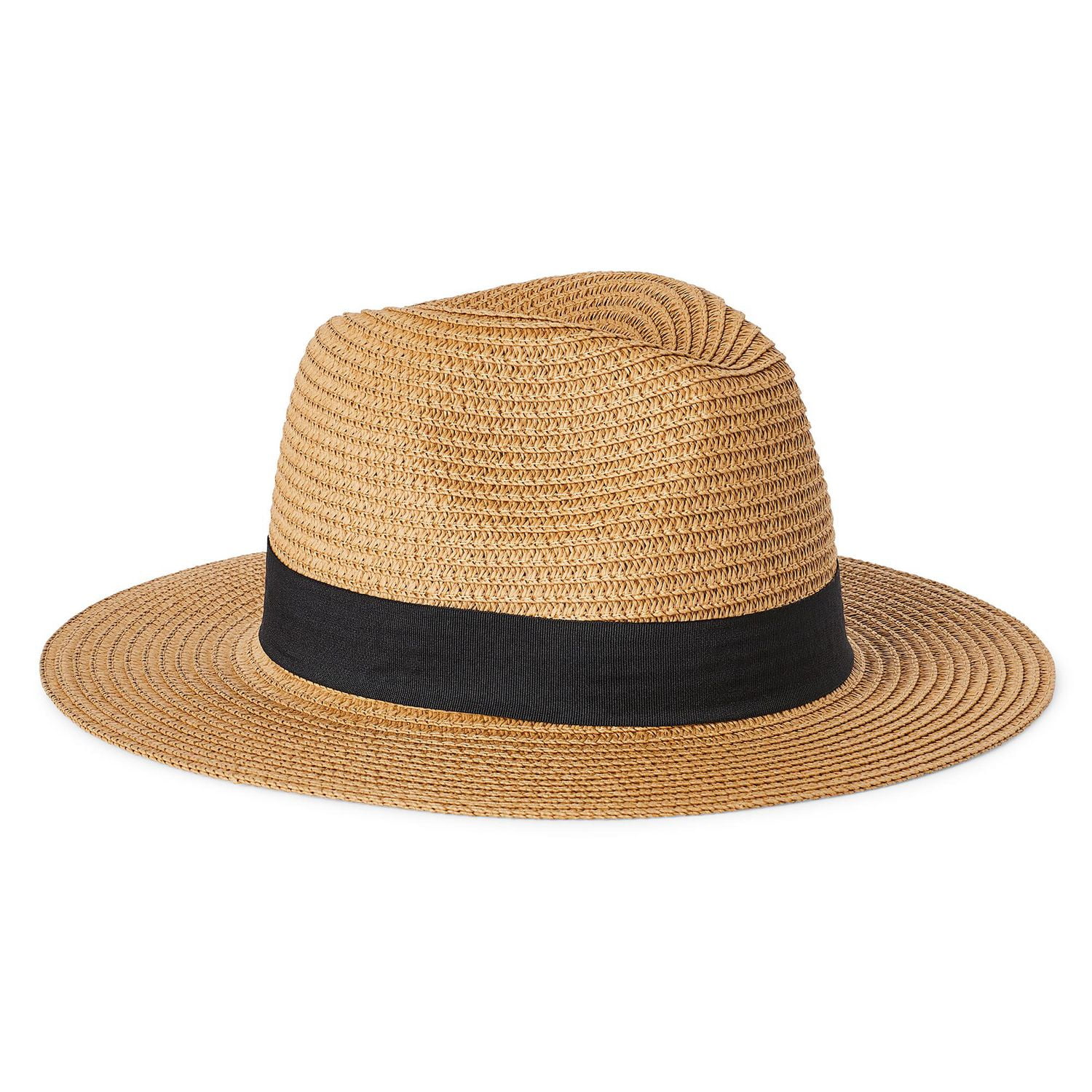 Time and Tru Women's Paper Panama Hat