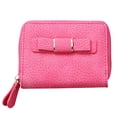 thumbnail image 1 of Coofit Mini Portefeuille Mode Mignon Nœud Papillon Porte-Monnaie Porte-Cartes pour Femmes, 1 of 8
