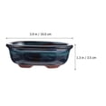 thumbnail image 4 of QJUHUNG 2 Pcs Large Outdoor Pots Plants  Clay Flower Ceramic Nursery Spring Decorations Tabletop Decorative Bowl, 4 of 6