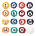 thumbnail image 1 of Billiard Table Accesssory,16PCS Eco‑friendly Resin Mini Resin Billiard Ball CM Billiard Ball High Capacity, 1 of 8