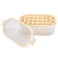thumbnail image 1 of Ice Cube Tray Lid 2 Layer Ice Trays Freezer Ice Scoop Make 28 Square Cubes 26 Round Cubes, 1 of 7