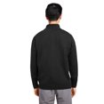 thumbnail image 2 of Harriton M421 Unisex Pilbloc Quarter-Zip Sweater - BLACK - 4XL, 2 of 2
